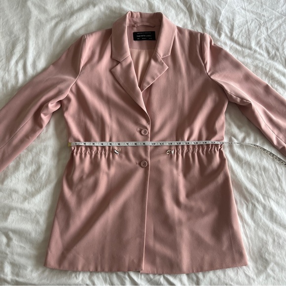 The Fifth Label Oversized Cinched Pink Blazer - Picture 8 of 9